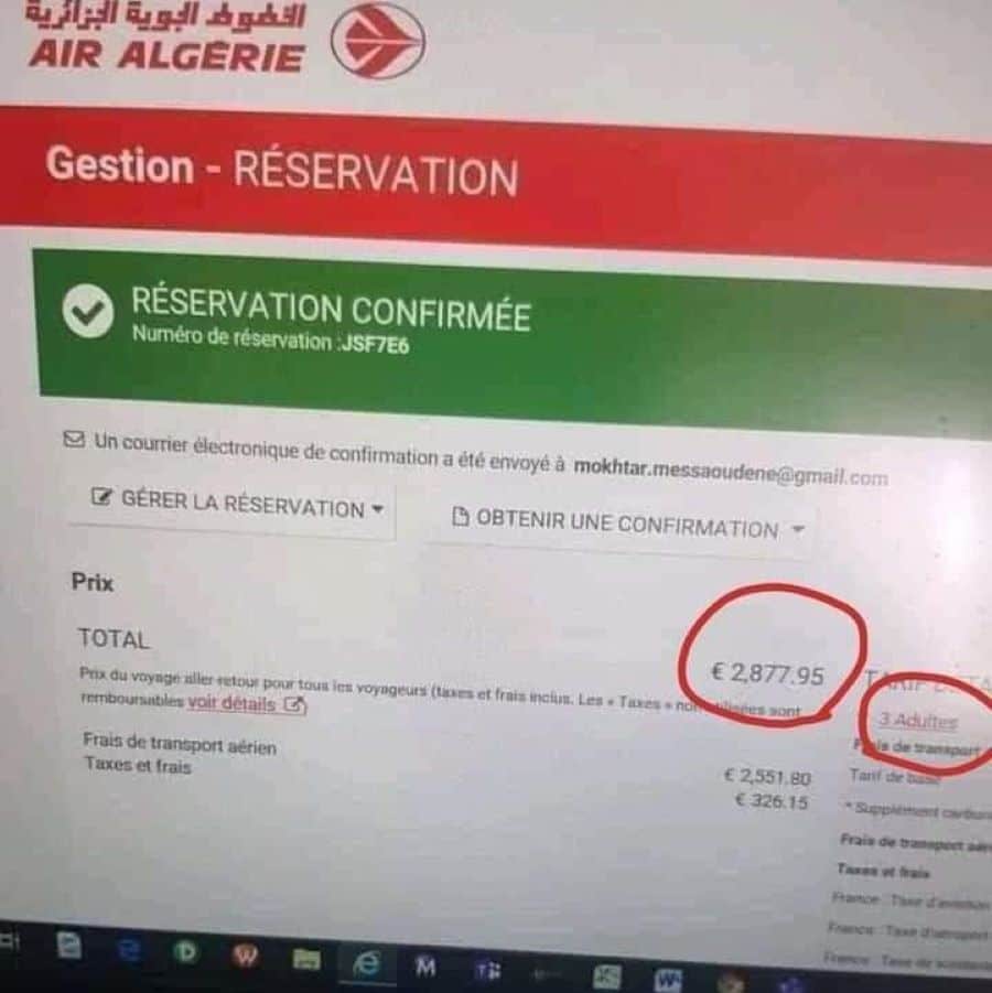 Près de 1000 euros pour un billet Air Algérie ? Le vrai du faux