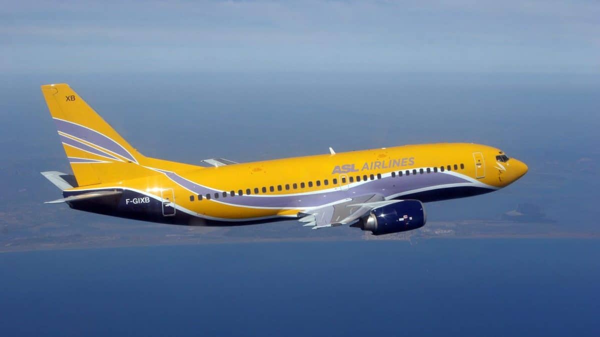 Un avion ASL Airlines
