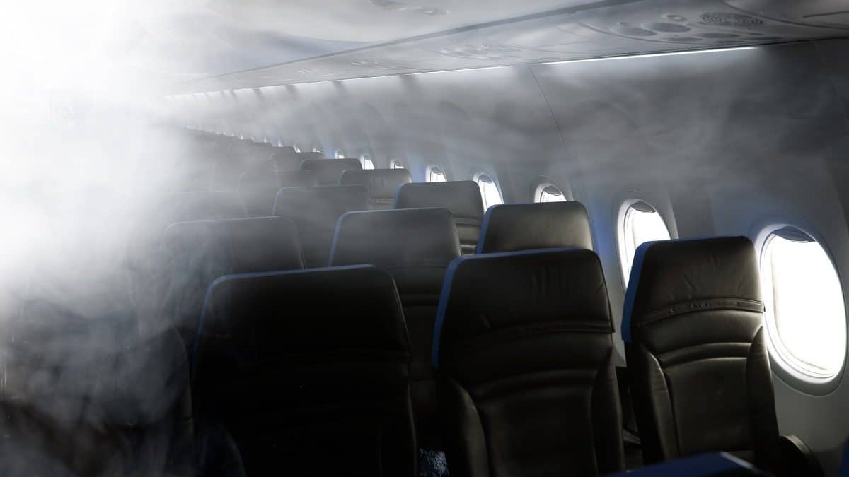 Incendie avion