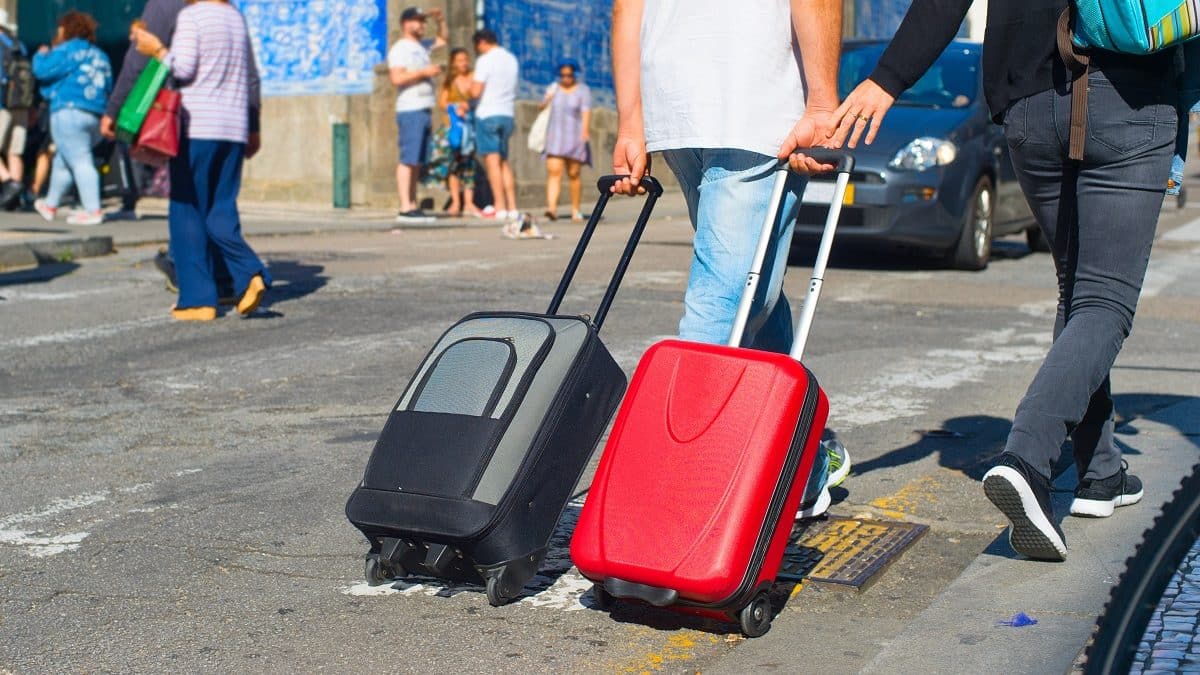 valise à deux roues