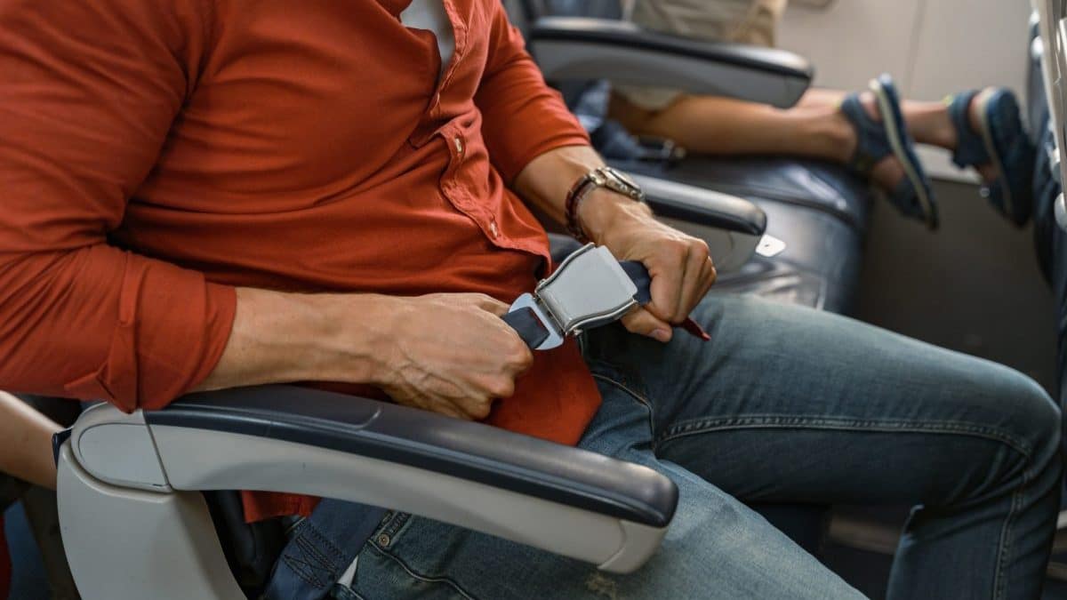 turbulences avion ceinture