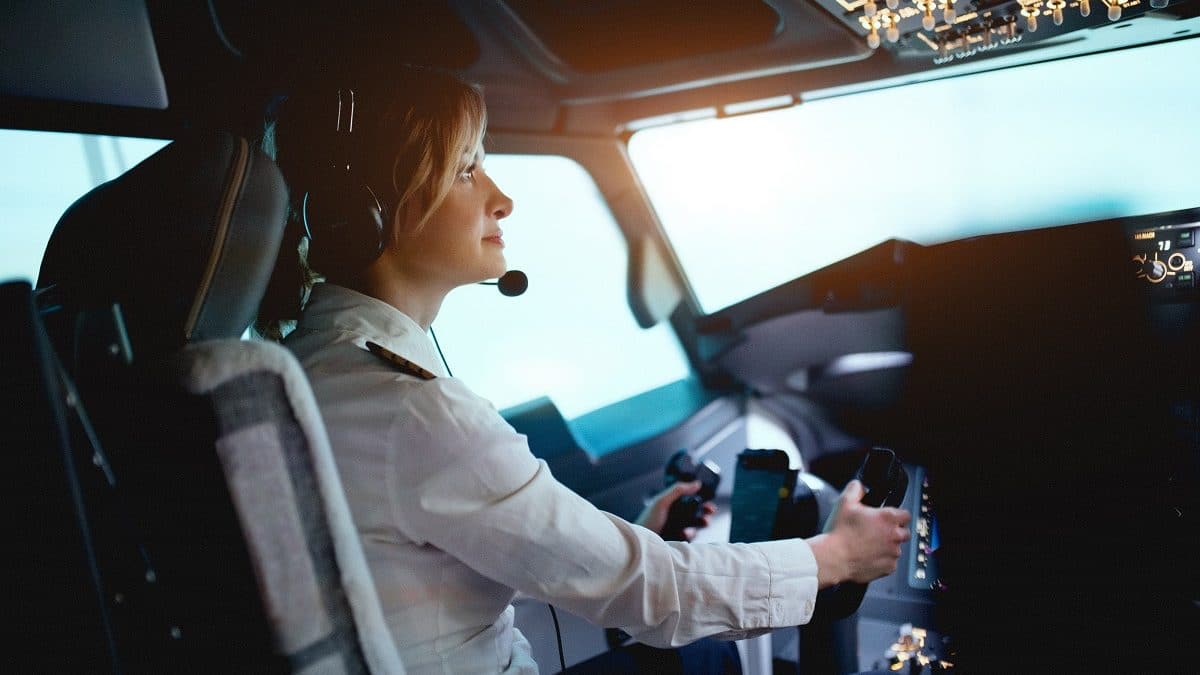 femme pilote