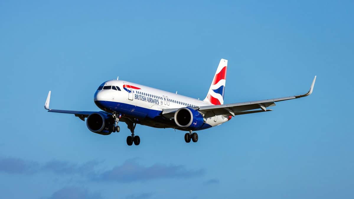 British Airways atterrissage