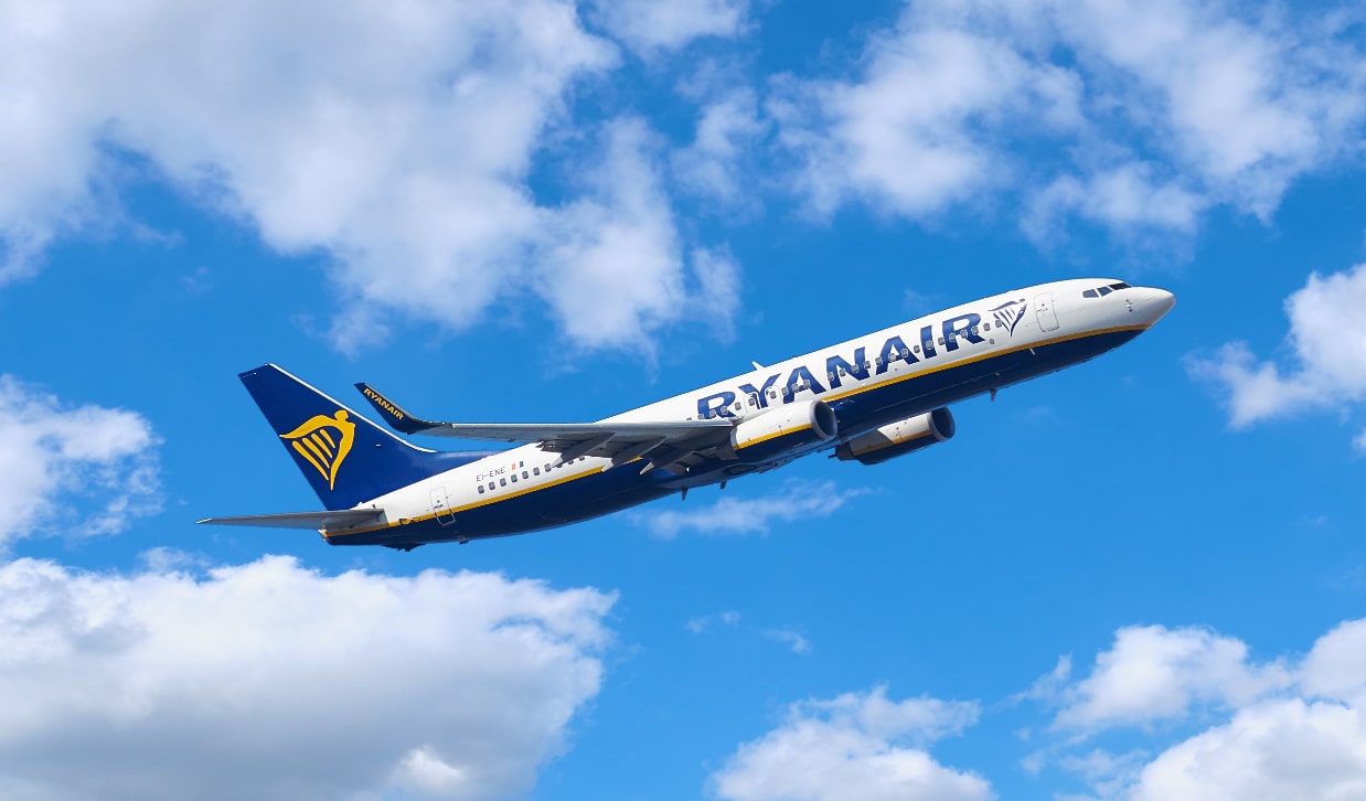 Ryanair avion voyage ciel 