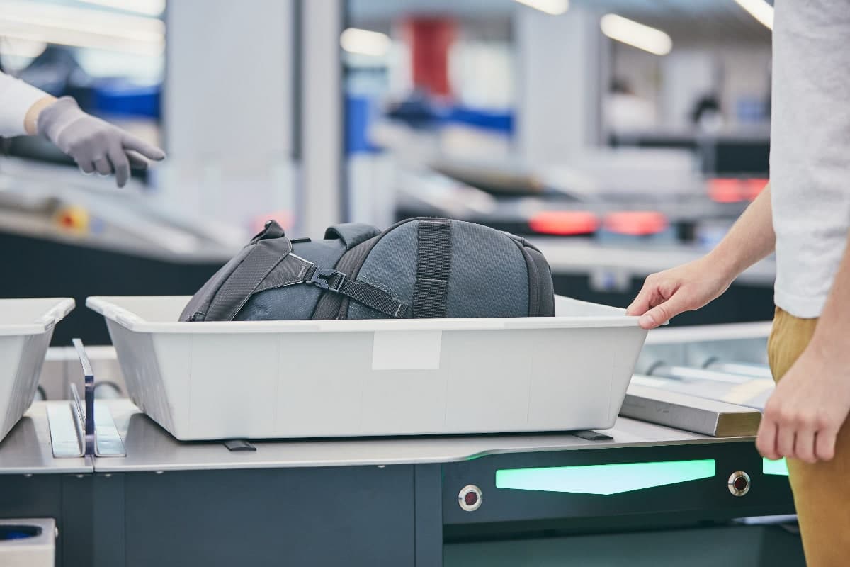 point de contrôle de sécuritéaéroport
