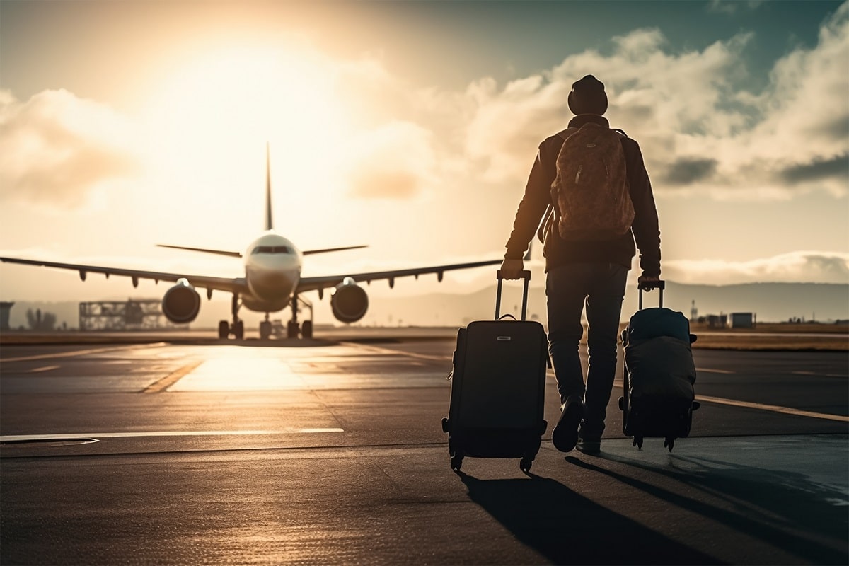 passager avion en retard