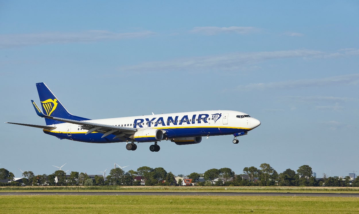 avion Ryanair décollage 