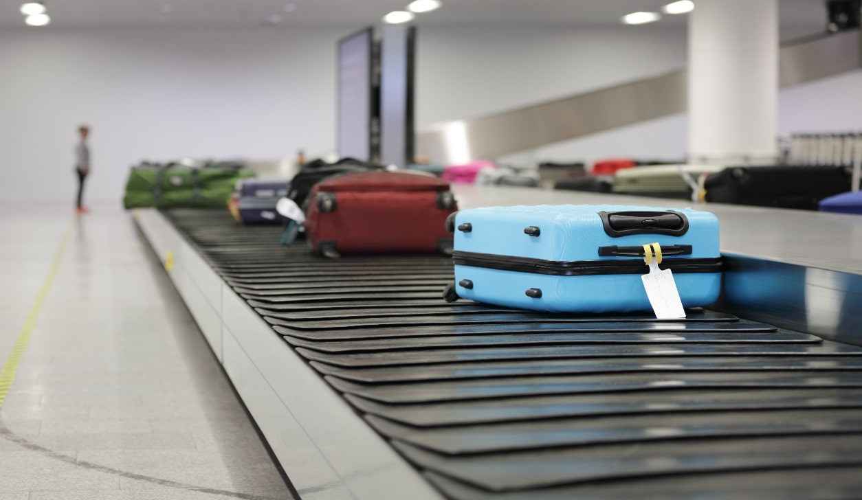 aéroport valises bagages 