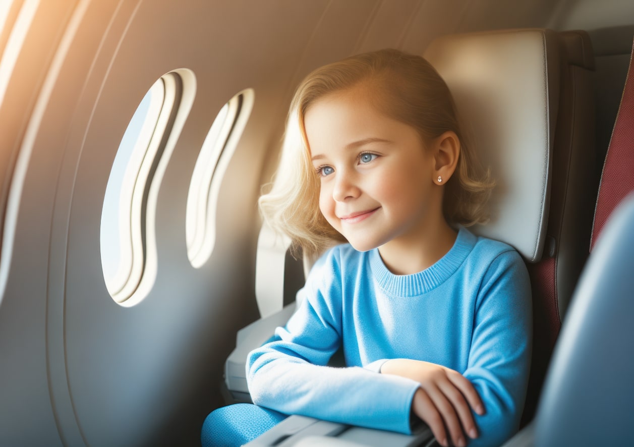 voyage avion enfants