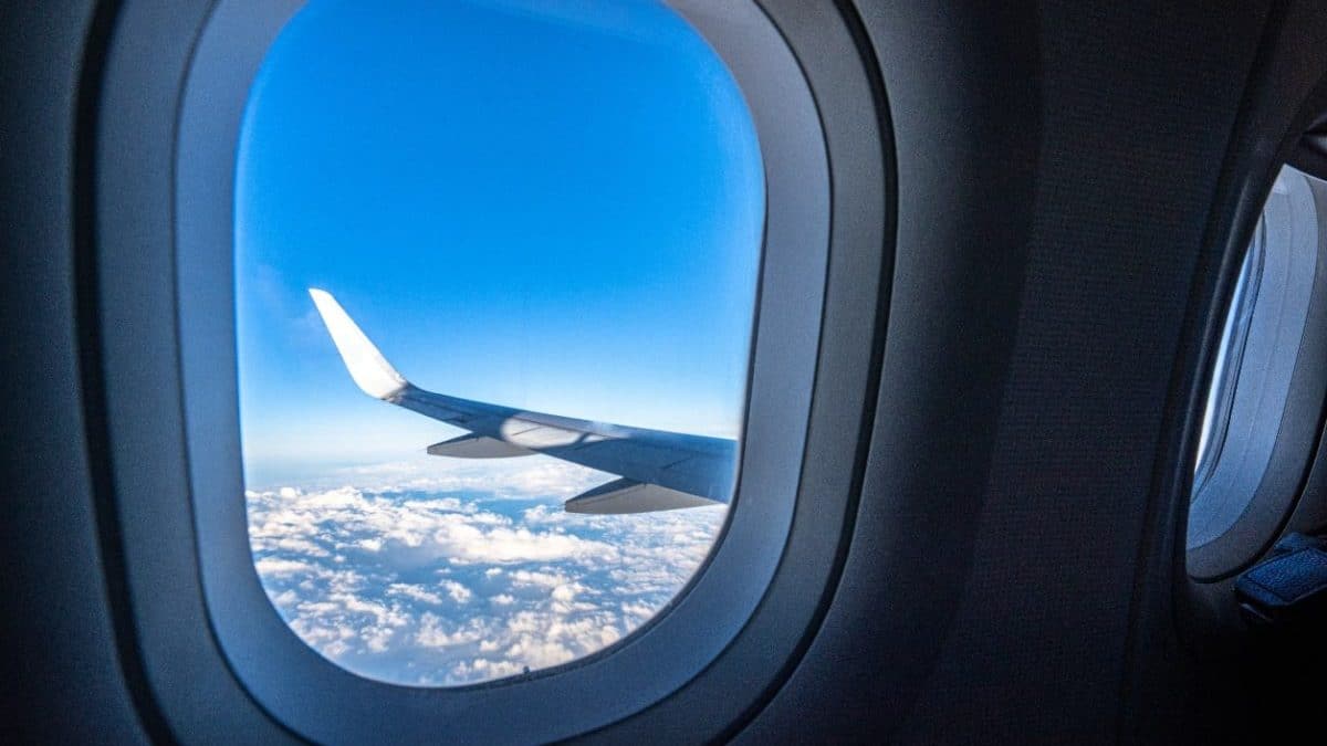 avion aile voyage atterrissage