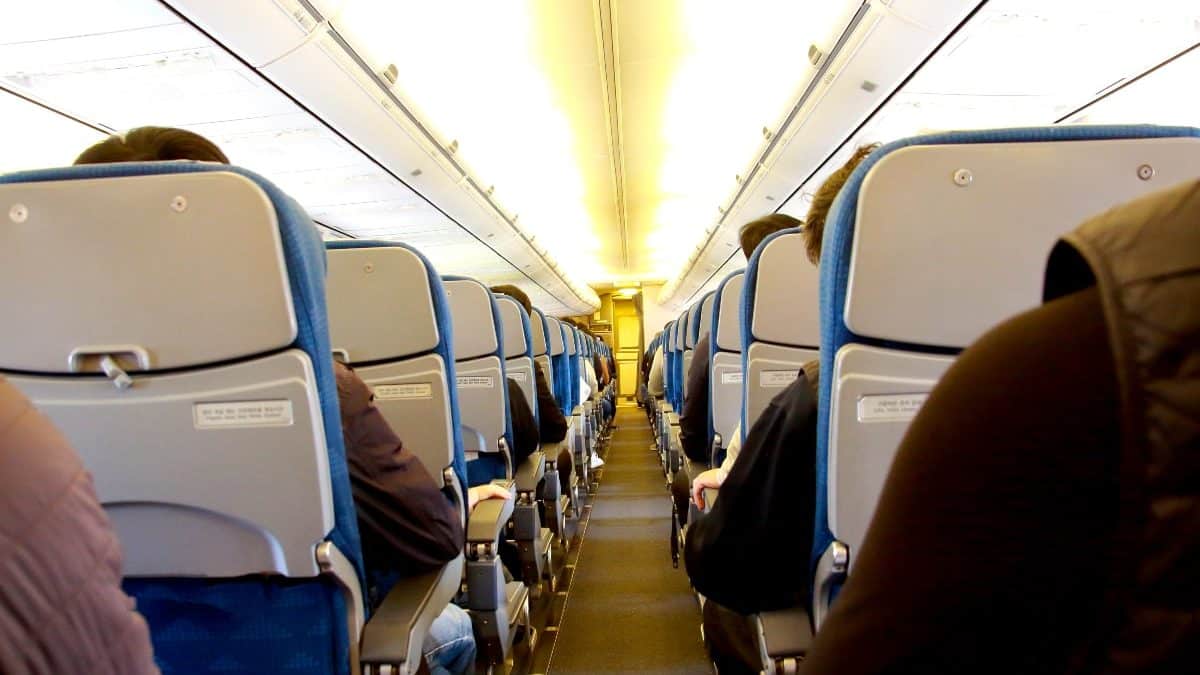 avion comportement passagers