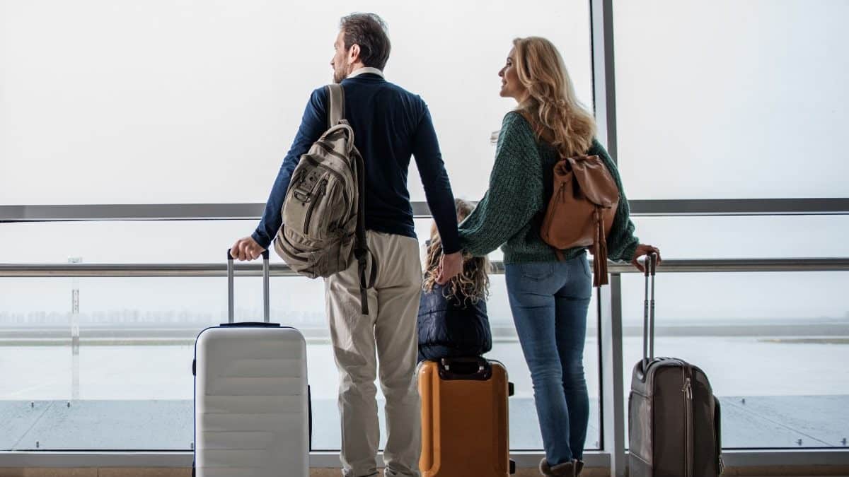 bagage avion couple