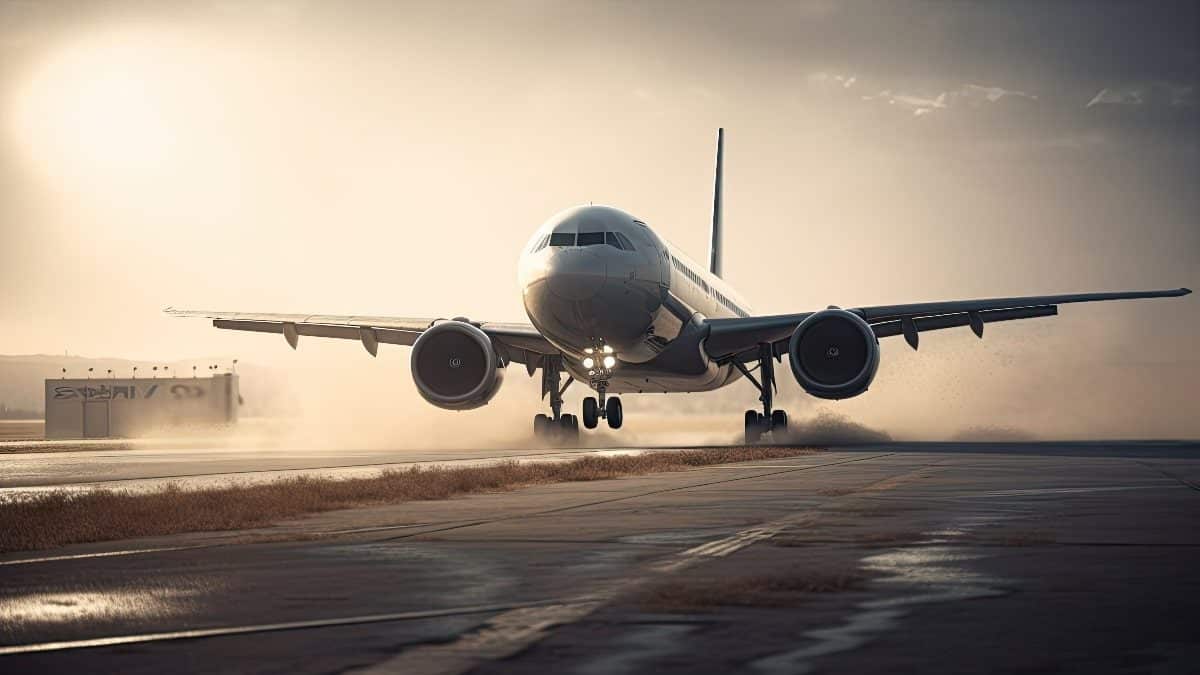 avion atterrissage