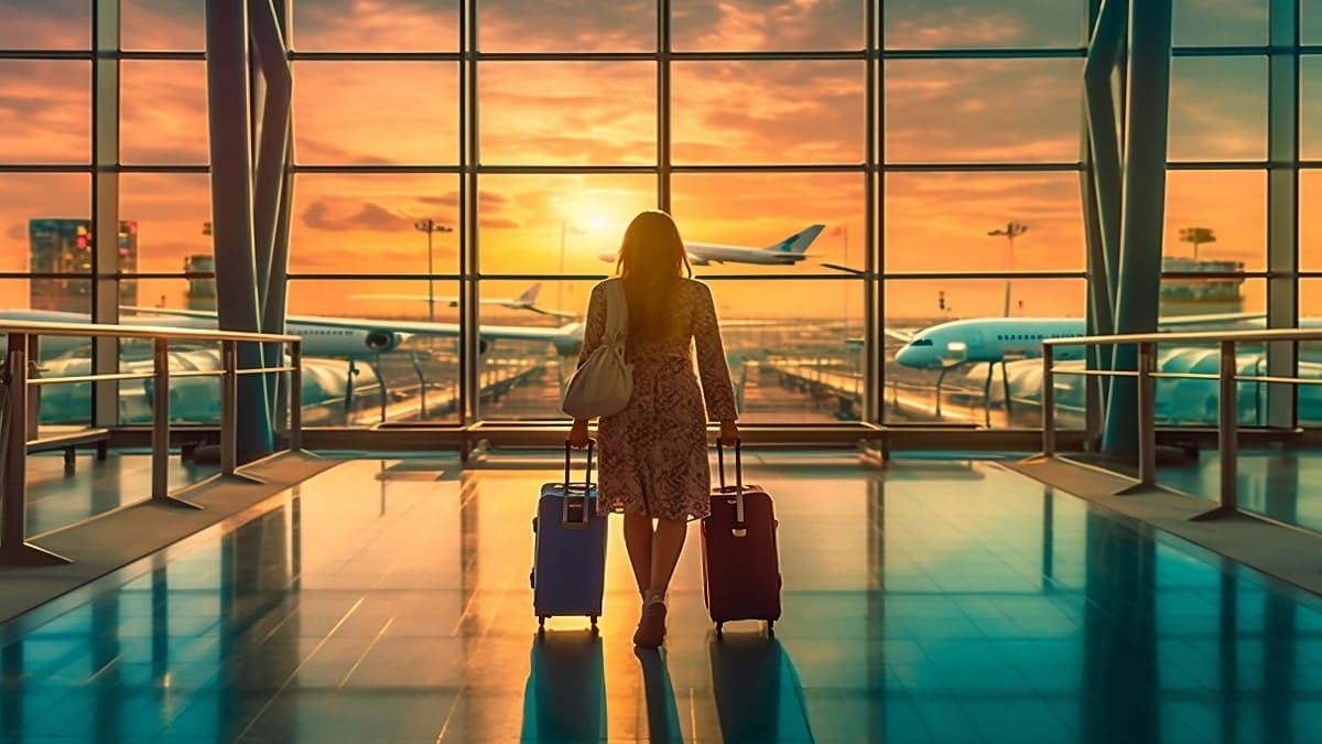 aéroport femme amende