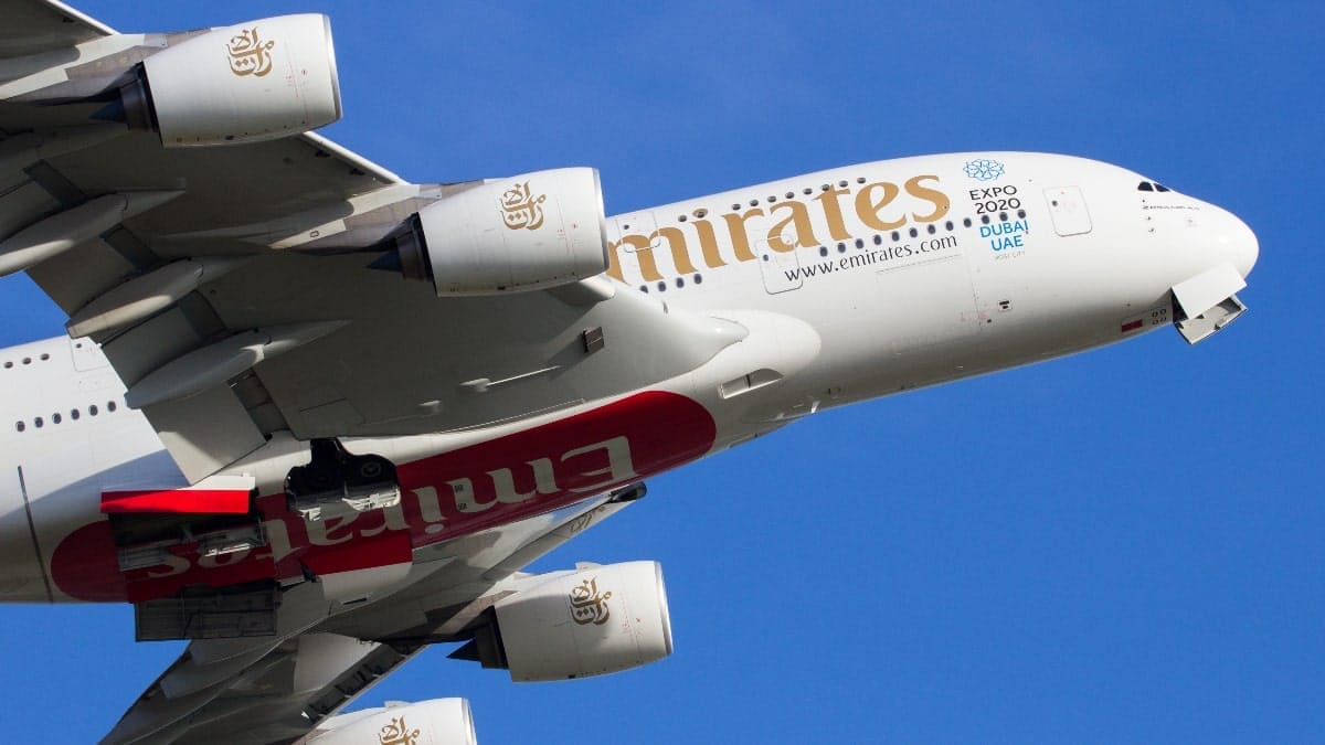 un A380 d'Emirates