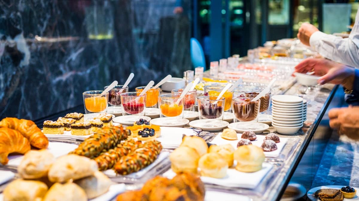 buffet hôtel