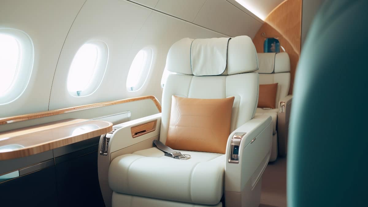 sièges avion en première classe