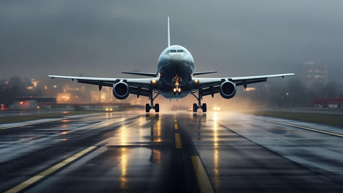 atterrissage avion