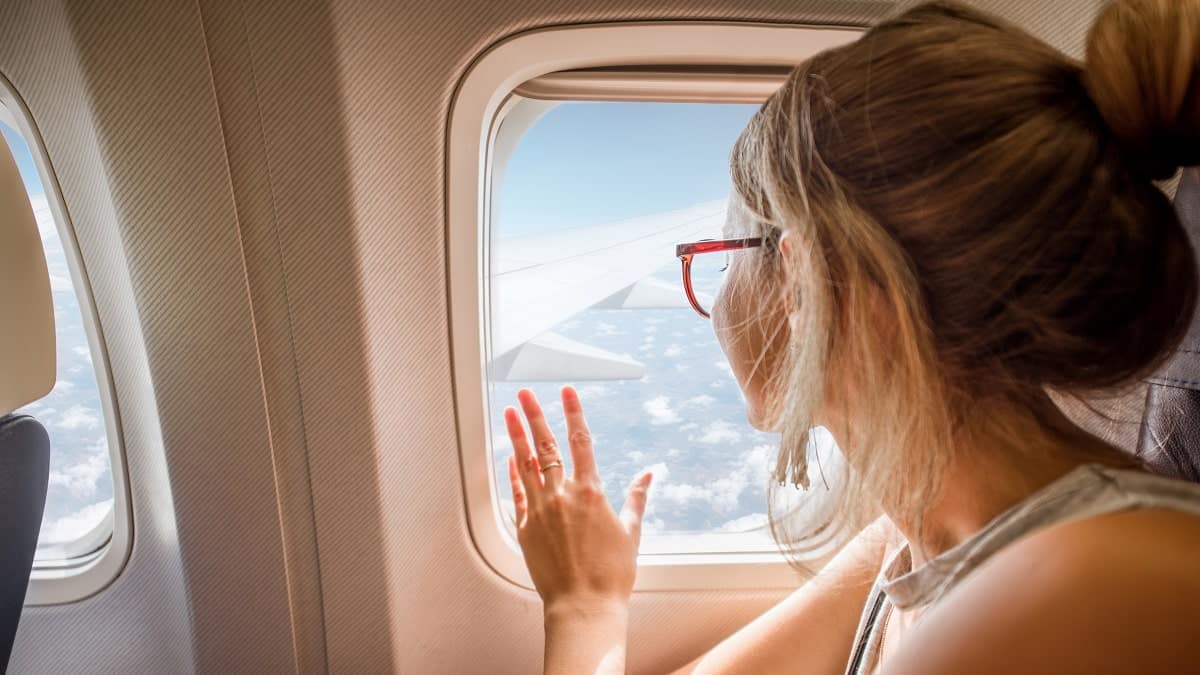 avion passagère expérience