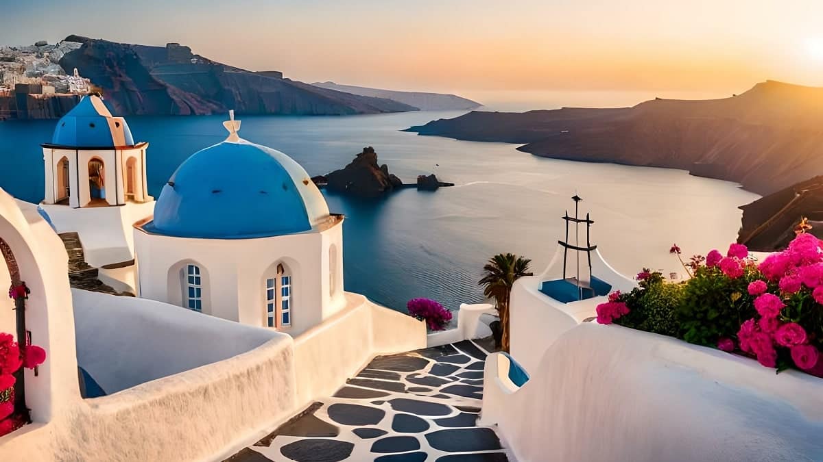 Santorin saison voyage