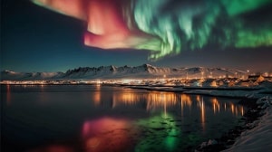 reykjavík aurore boréale