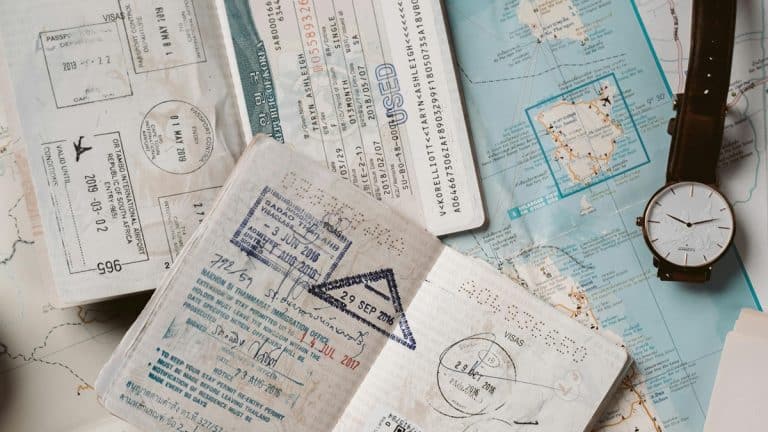 Europe voyage fin tampon