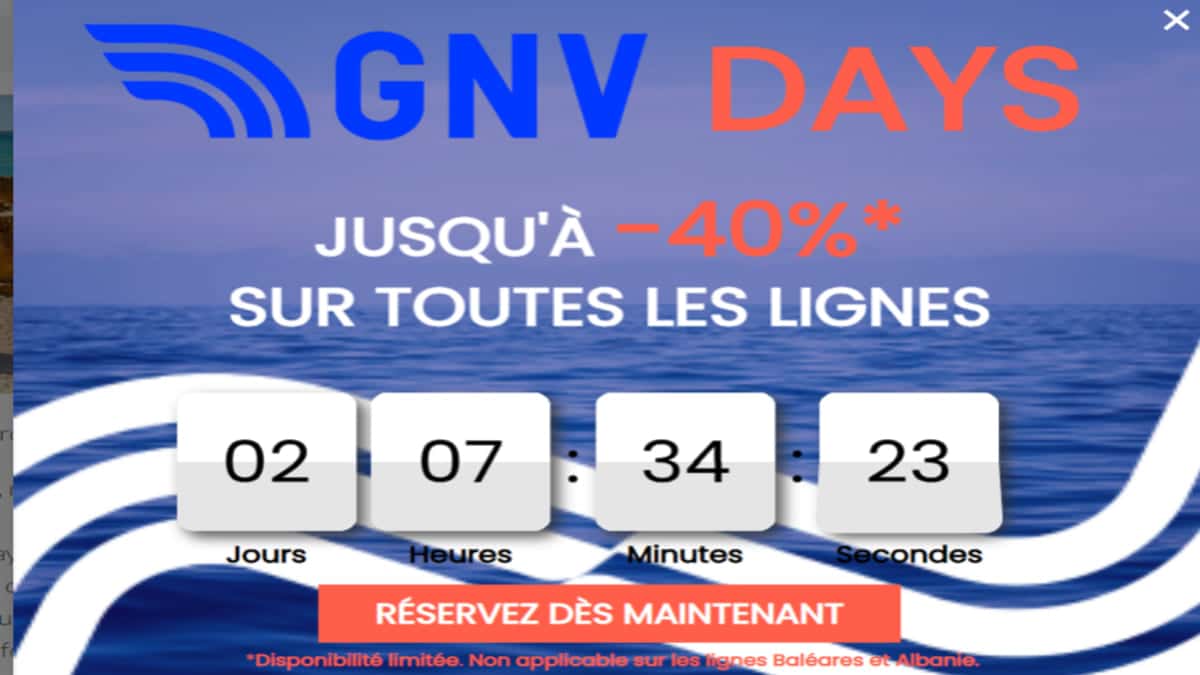 France – Algérie : 210 € l’aller-retour avec GNV cet été, mais il faut faire vite