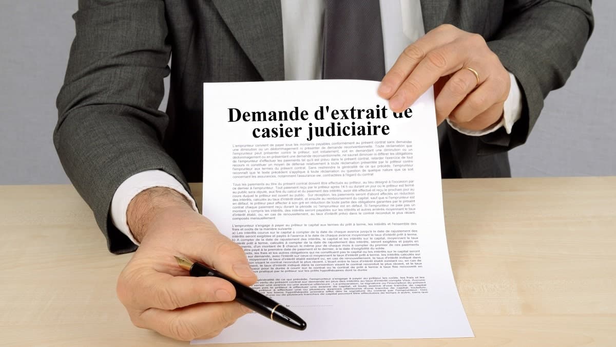 Demande e casier judiciaire