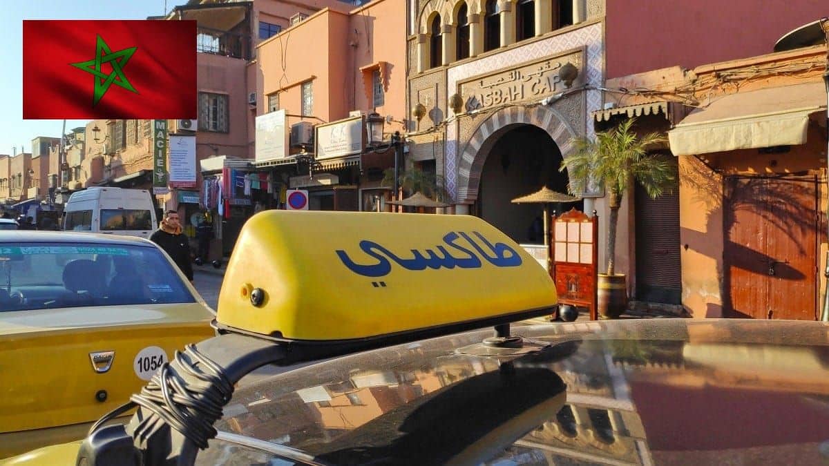 Maroc touristes taxi