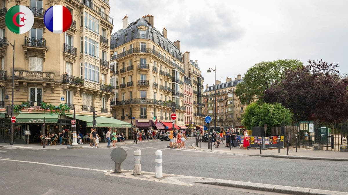 Nombre algériens Paris