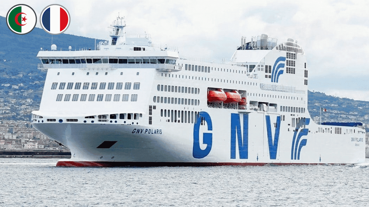 France – Algérie : GNV déploie un nouveau ferry