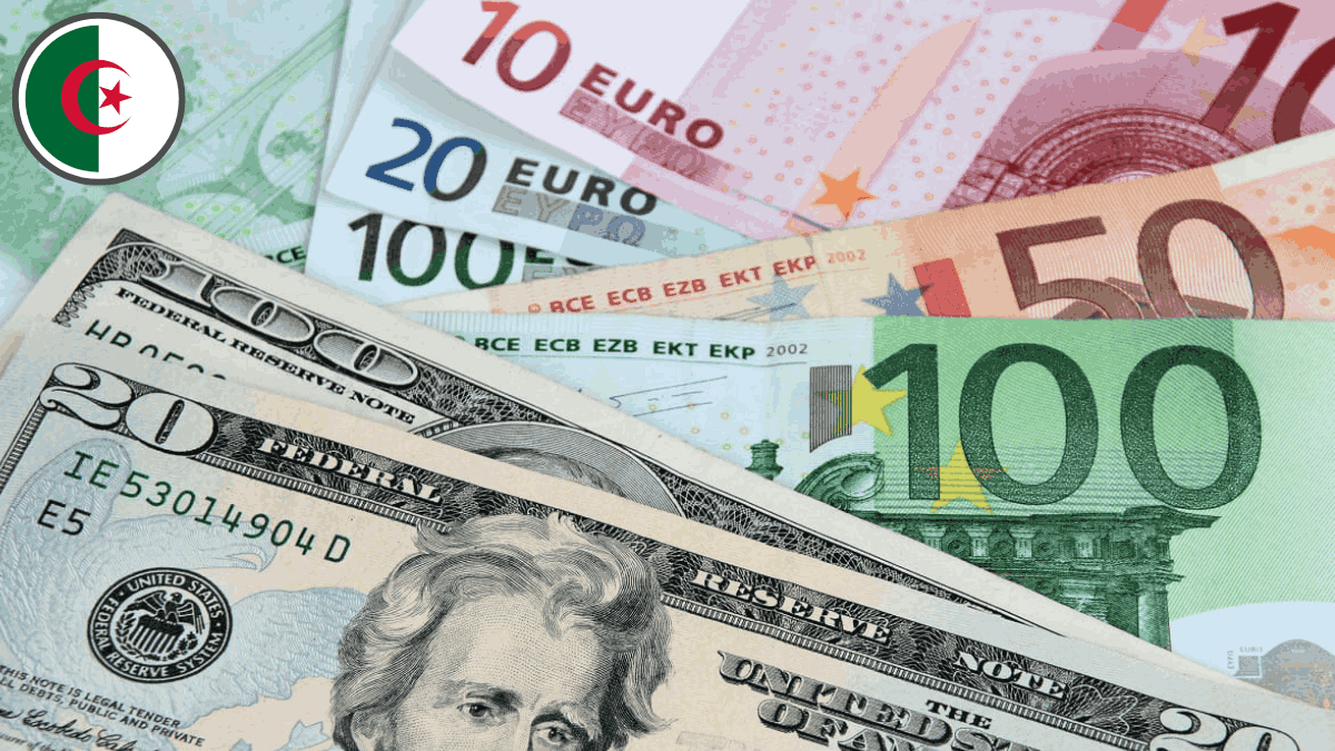 Algérie : l’euro stable, le dollar poursuit sa baisse sur le marché noir
