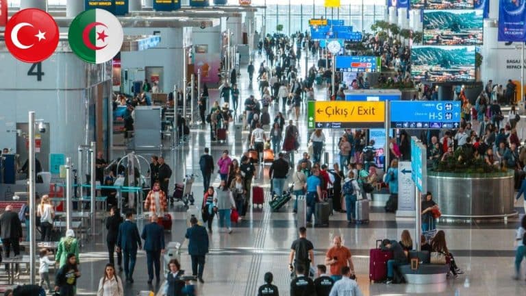 Algériens Turquie vol