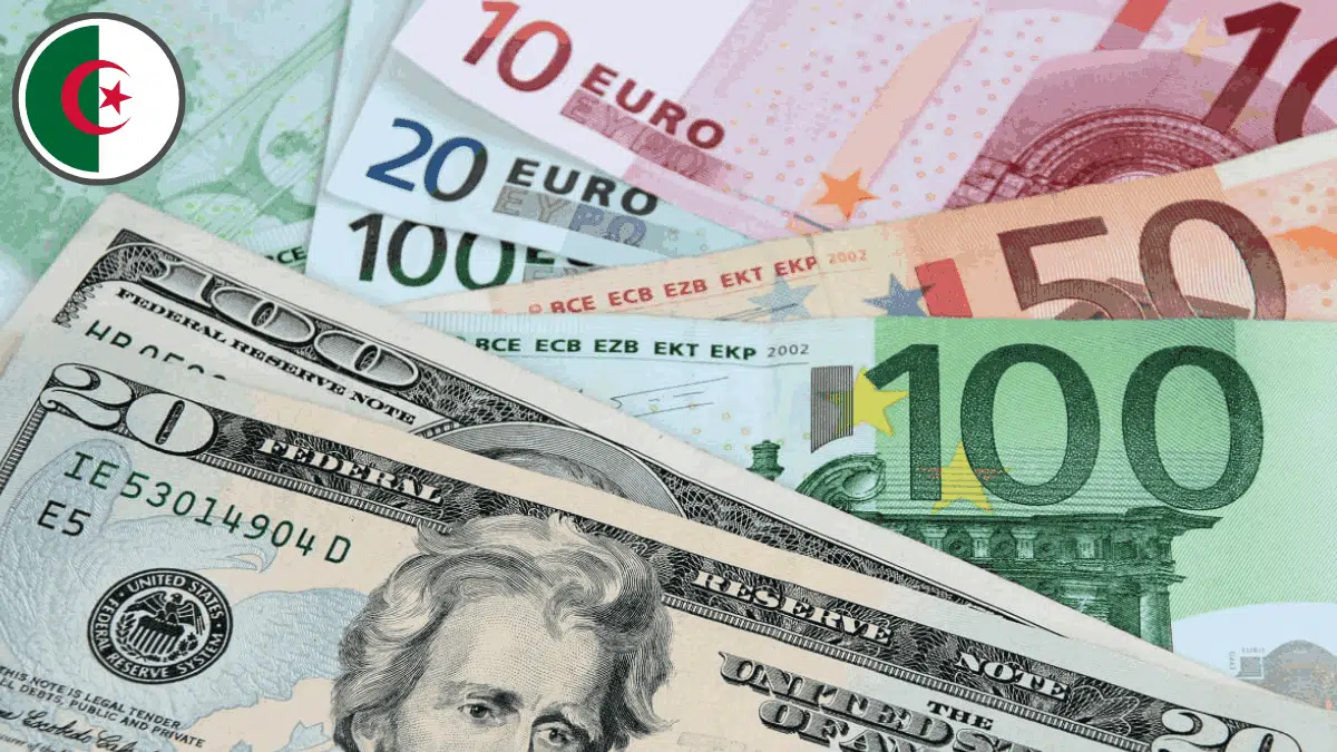 Algérie : légère hausse de l’euro, le dollar poursuit sa baisse